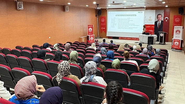 Elazığ'da 'Kadınlara Yönelik Madde Bağımlılığı' eğitimi