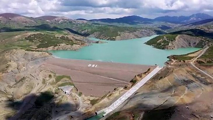 Elazığ'da Kanatlı Barajı Tam Doluluğa Ulaştı