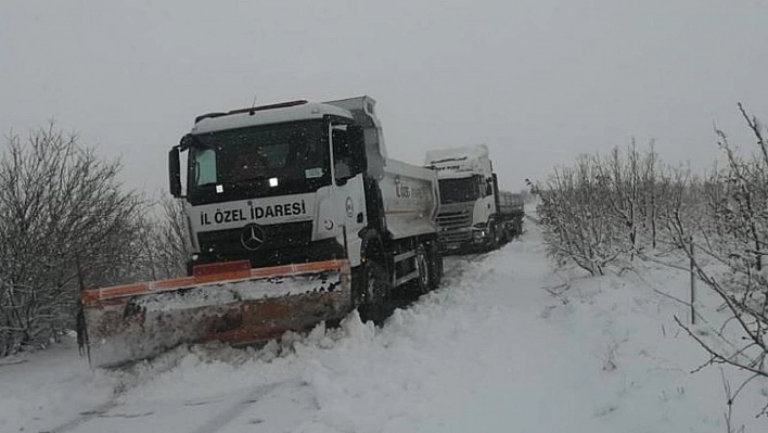 Elazığ'da kapalı köy yolu kalmadı