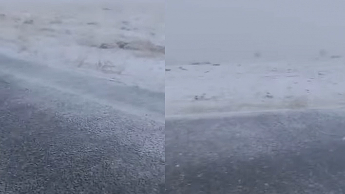 Elazığ'da kar yağışı etkili oldu