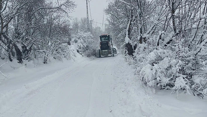 Elazığ'da kar yağışı nedeni ile ulaşılamayan köy sayısı 371'e çıktı