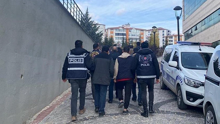 Elazığ'da Kesinleşmiş Hapis Cezası Olan 7 Zanlı Tutuklandı