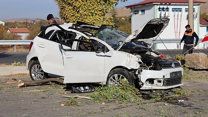 Elazığ'da ki feci kazada anne ve oğlu öldü