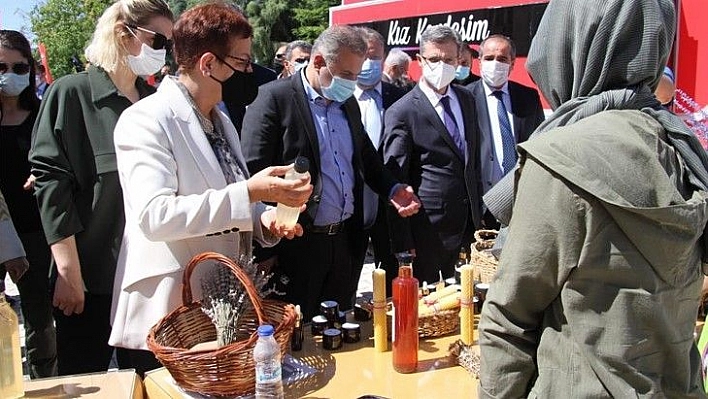 Elazığ'da Kız Kardeşim projesine start verildi, ürünler Türkiye ve dünya pazarında yer alacak