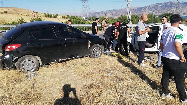 Elazığ'da Korkutan Kaza!