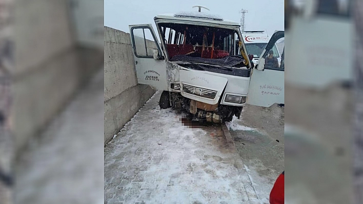 Elazığ'da korkutan kaza : 9 kişi yaralandı