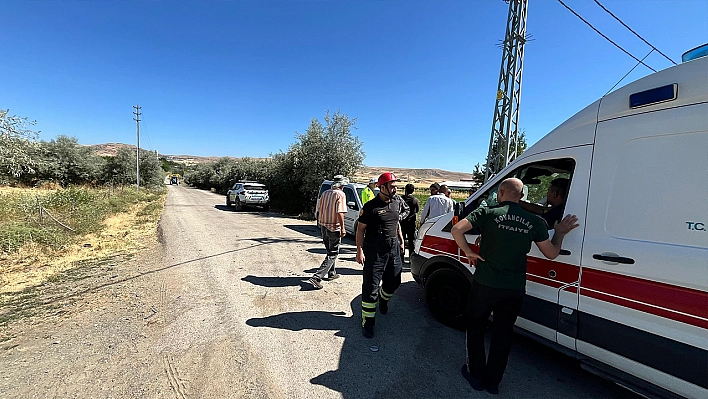 Elazığ'da korkutan kaza