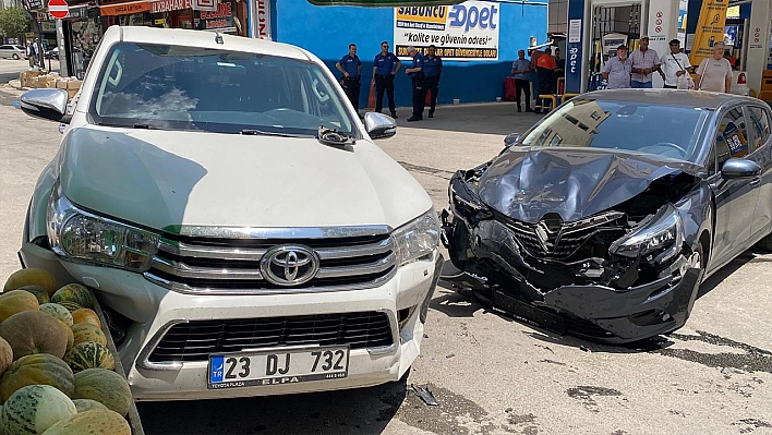 Elazığ'da korkutan kaza