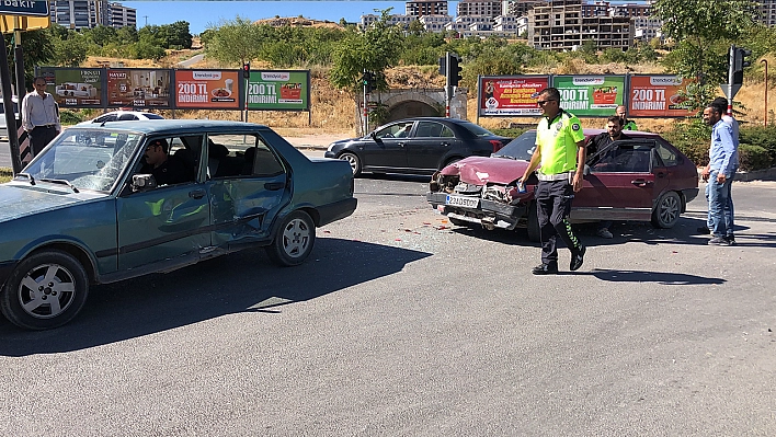 Elazığ'da korkutan kaza