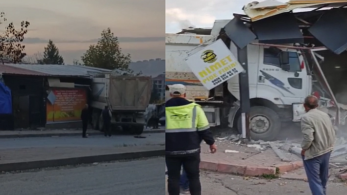 Elazığ'da korkutan kaza!