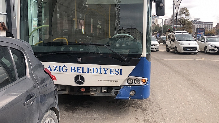 Elazığ'da korkutan kaza!