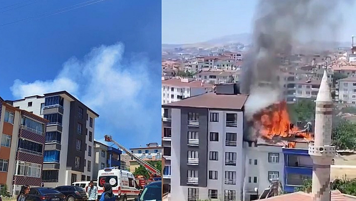 Elazığ'da Korkutan Yangın!