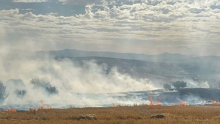 Elazığ'da Korkutan Yangın!