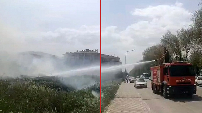 Elazığ'da Korkutan Yangın!