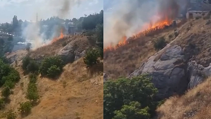 Elazığ'da Korkutan Yangın!