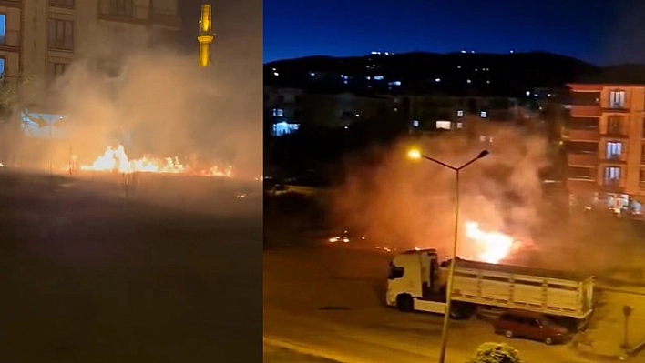 Elazığ'da korkutan yangın