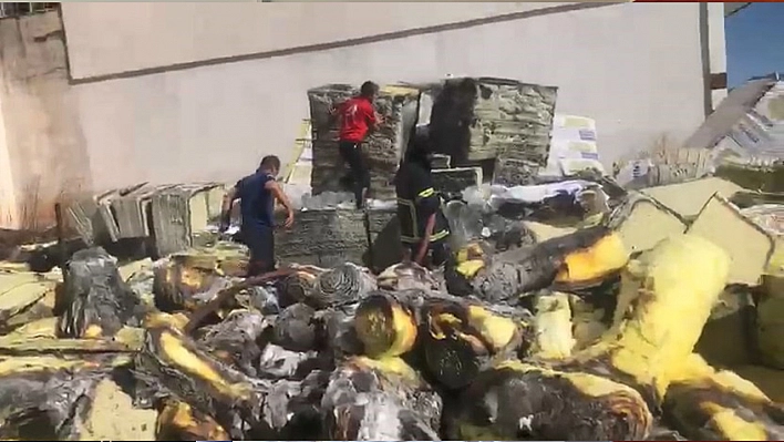 Elazığ'da korkutan yangın