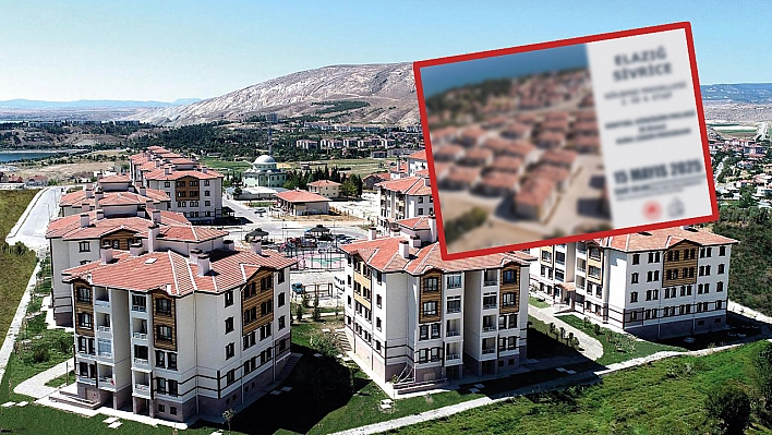 Elazığ'da kura heyecanı: Konut sahipleri belli oluyor!