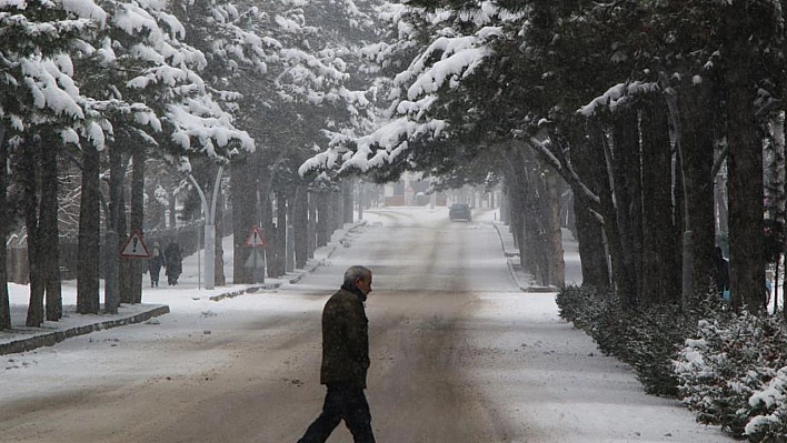 Elazığ'da meteorolojiden 'çığ' uyarısı