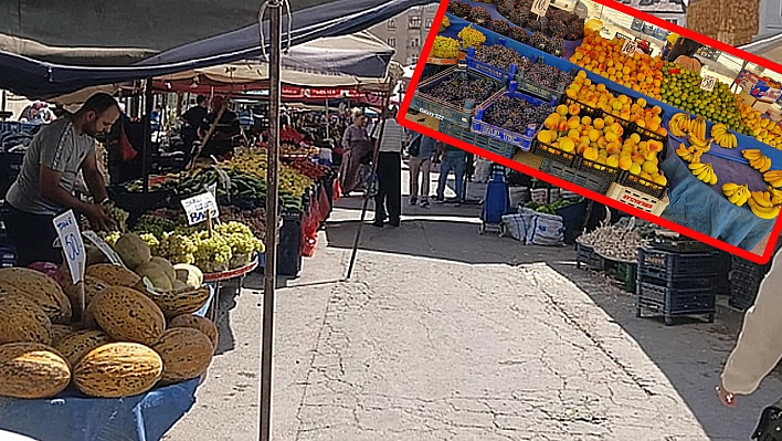 Elazığ'da meyve fiyatları cep yakıyor