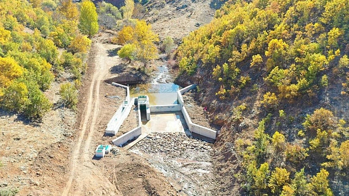 Elazığ'da mikrohavza sulaması tamamlandı