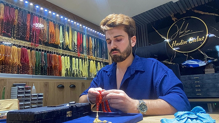 Elazığ'da milyonluk tespihler görücüye çıktı