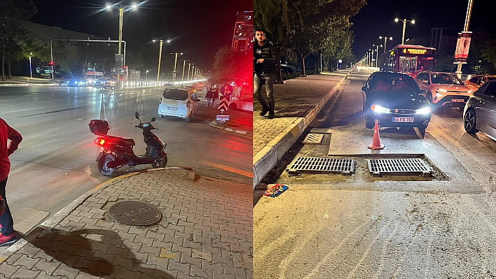 Elazığ'da motosiklet kazası: 2 yaralı