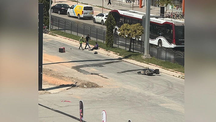 Elazığ'da motosiklet kazası