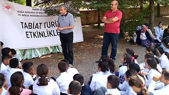 Elazığ'da öğrencilere yönelik tabiat eğitimi