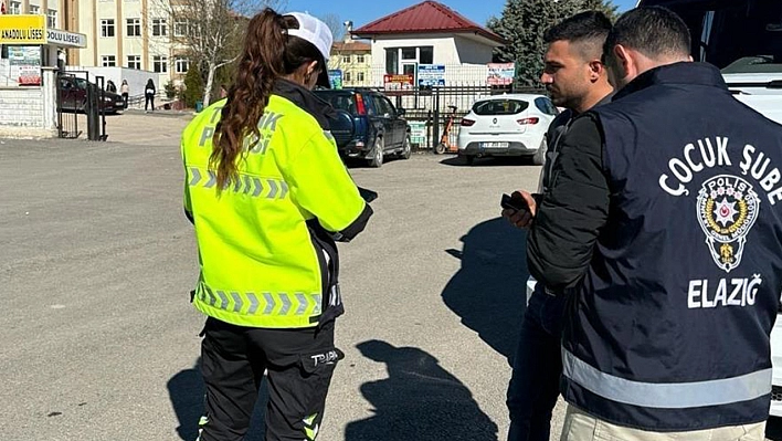 Elazığ'da Okul Önü Denetimleri Sürüyor