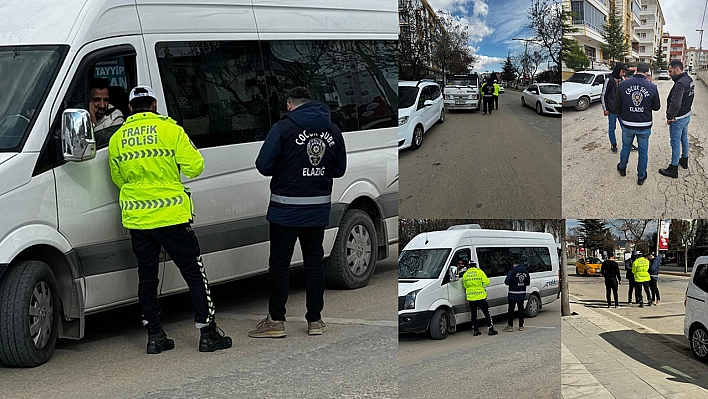 Elazığ'da Okul Önü Denetimleri Hız Kesmeden Devam Ediyor