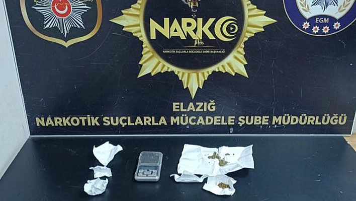 Elazığ'da Önce Uyuşturucu Madde İçenler Ardından Torbacıları Yakalandı