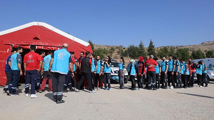 Elazığ'da ortak tatbikat!