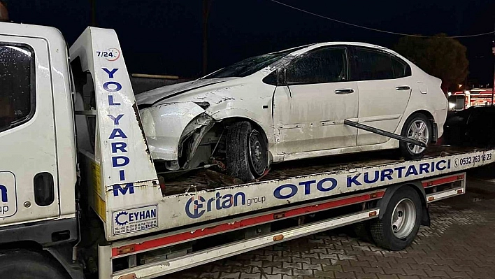 Elazığ'da Otomobil, Tünel İçerisinde Takla Attı