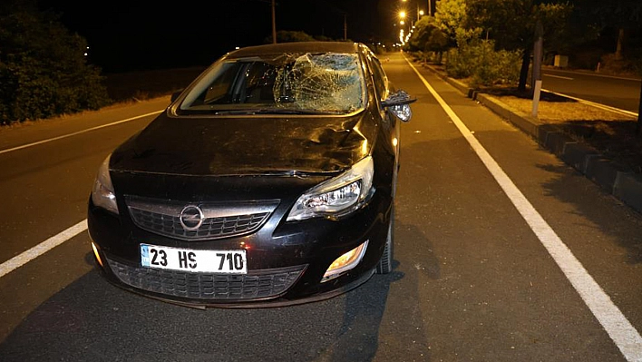 Elazığ'da otomobilin çarptığı kadın ağır yaralandı