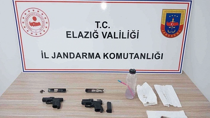 Elazığ'da ruhsatsız silah ele geçirildi