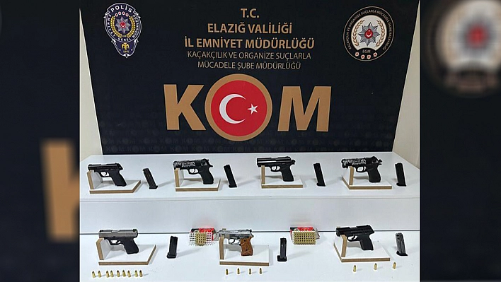 Elazığ'da Ruhsatsız Silah Operasyonu 1 Gözaltı