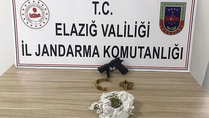 Elazığ'da Ruhsatsız Tabanca Ele Geçirildi: 1 Gözaltı