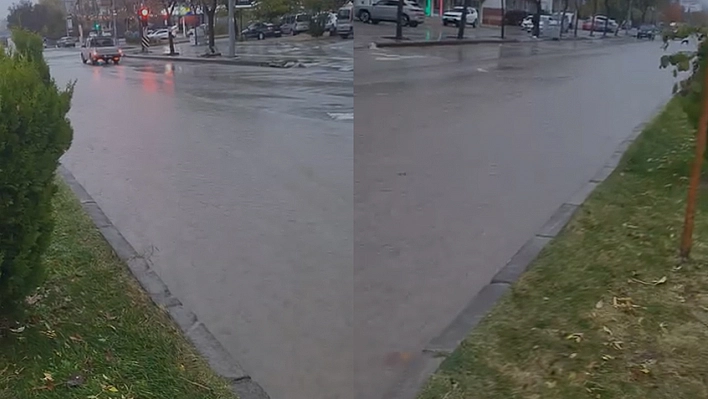 Elazığ'da sağanak yağış etkisini sürdürüyor