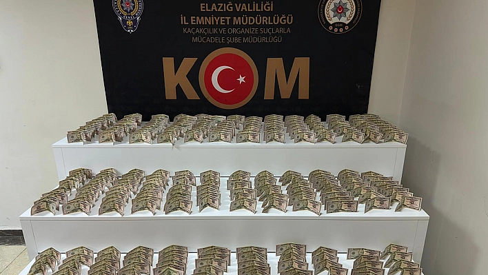 Elazığ Kuyumcular Çarşısı'nda sahte dolar operasyonu!