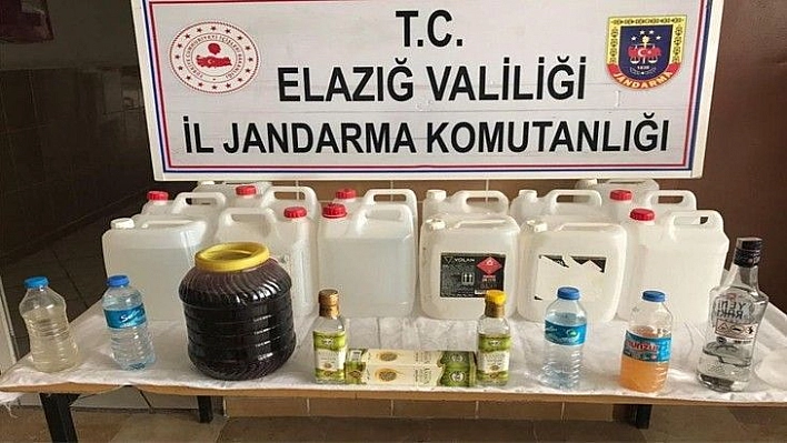 Elazığ'da sahte içki ele geçirildi: 2 gözaltı