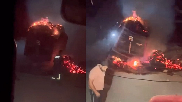 Elazığ'da samanlar alevlere teslim oldu