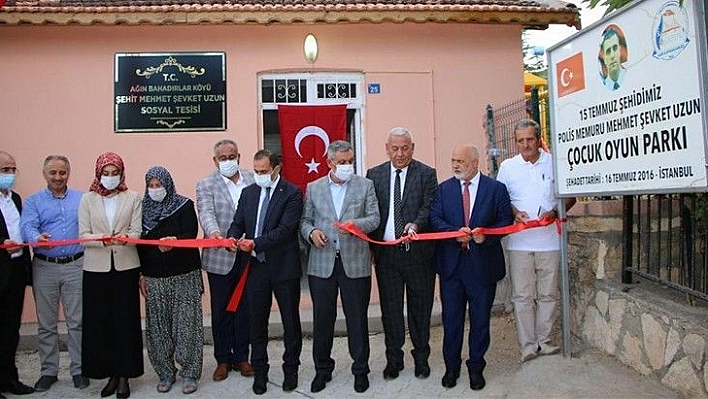 Elazığ'da şehit Mehmet Uzun sosyal tesisi ve parkının açılışı yapıldı