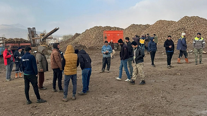 Elazığ'da şeker pancarı üreticileri bildiğiniz gibi