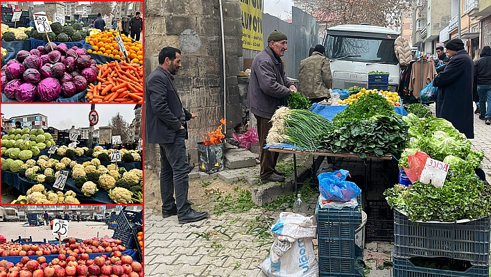 Elazığ'da semt pazarlarını Soğukla birlikte ekonomi de vurdu