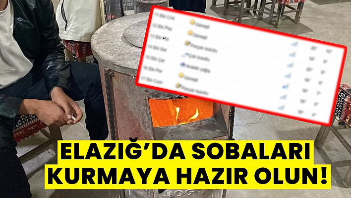 Elazığ'da soğuklar kendini bu tarihte iyice hissettirecek! Sıcaklıklar 4 derecelere düşecek… Sobaları kurmaya hazırlanın