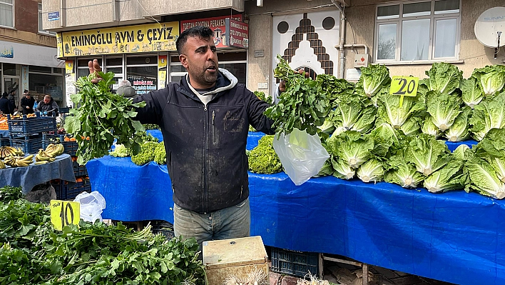 Elazığ'da son haftaların en düşük fiyatları, pazarlara bahar geldi