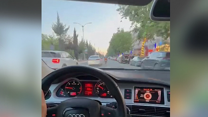 Elazığ'da sürücü kaza yapmaktan son anda kurtuldu!
