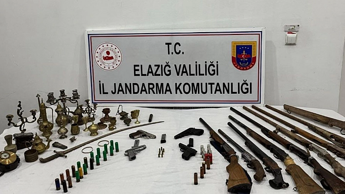 Elazığ'da tarihi eser kaçakçılarına operasyon: 2 gözaltı