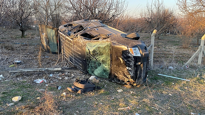 Elazığ'da tehlikeli trafik kazası: 5 yaralı